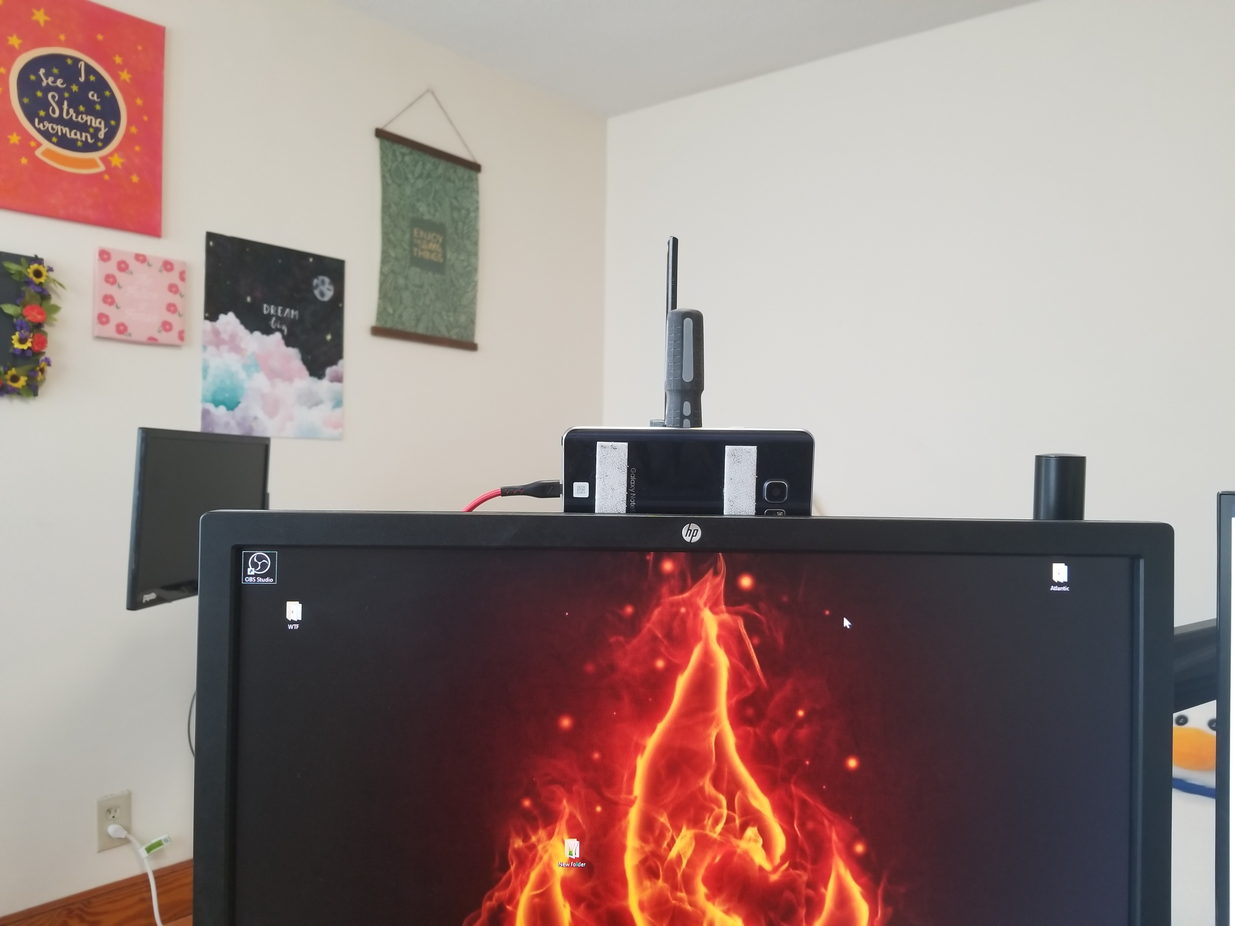 Old monitor setup
